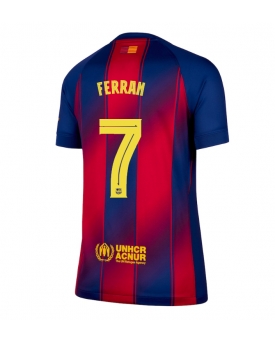 Billige Fotballdrakt Barcelona Ferran Torres #7 Replika Hjemmedrakt Dame 2025-26 Kortermet Billige Fotballdrakt Barcelona Ferran Torres #7 Replika Hjemmedrakt Dame 2025-26 Kortermet